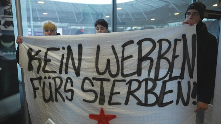 Proteste gegen den Wehrdienst
