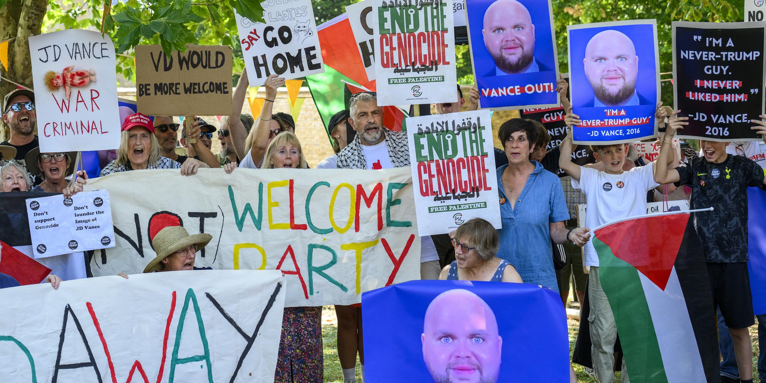 Proteste in Südwestengland