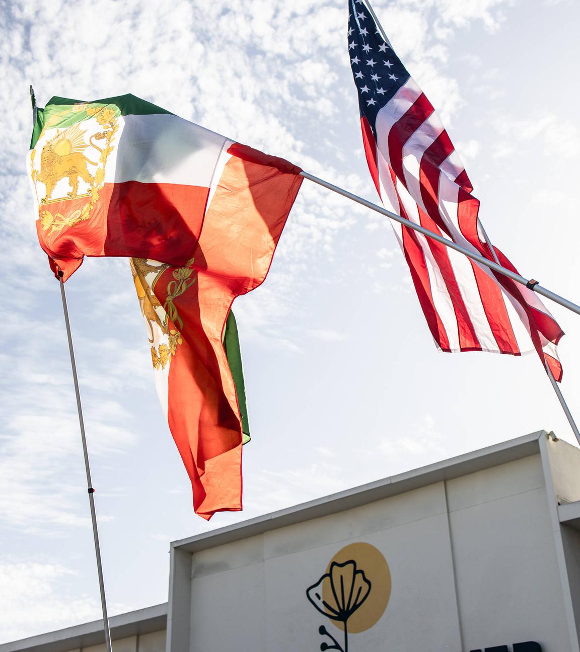 Proteste gegen die iranische Regierung in Los Angeles