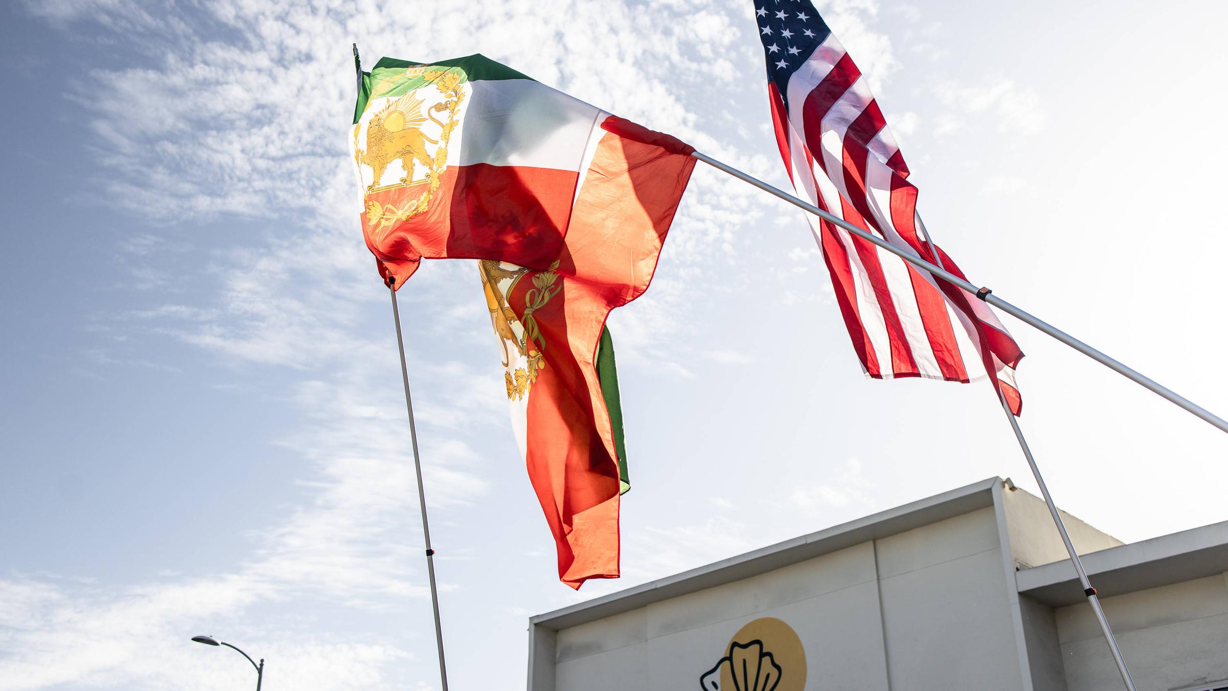 Proteste gegen die iranische Regierung in Los Angeles