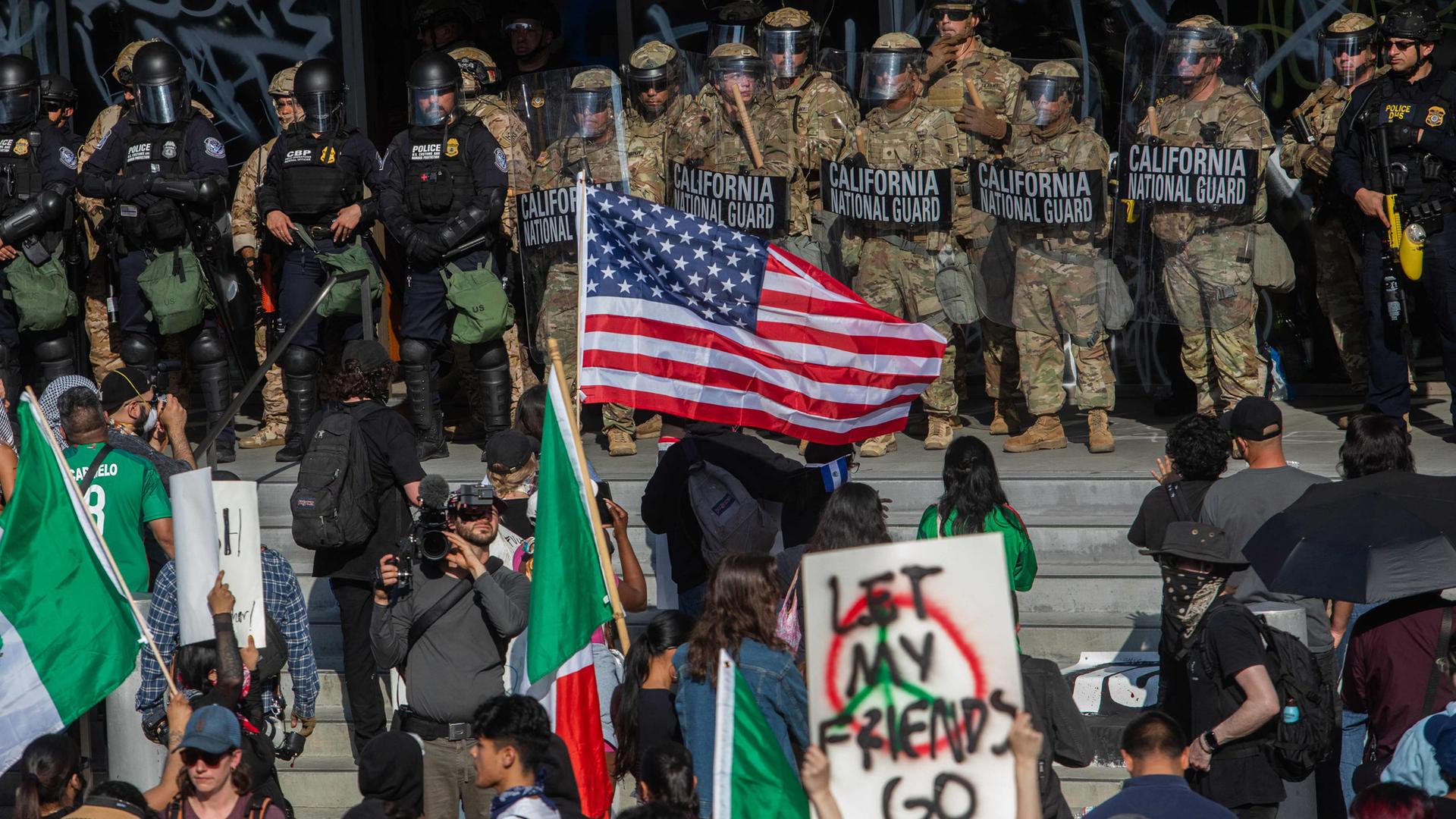 Proteste in Los Angeles 