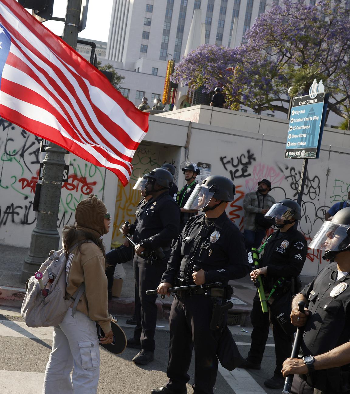 Proteste in Los Angeles 