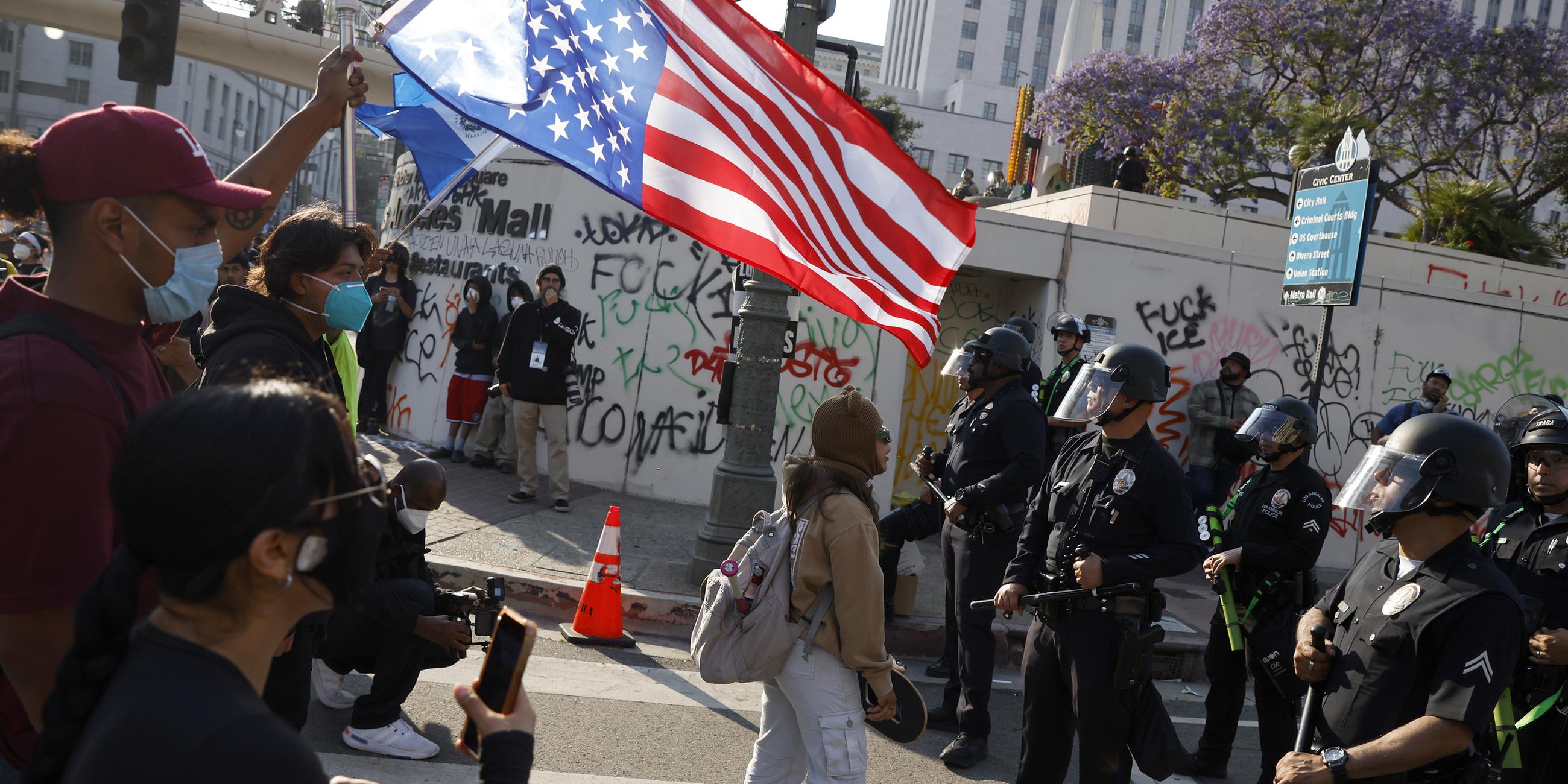 Proteste in Los Angeles 