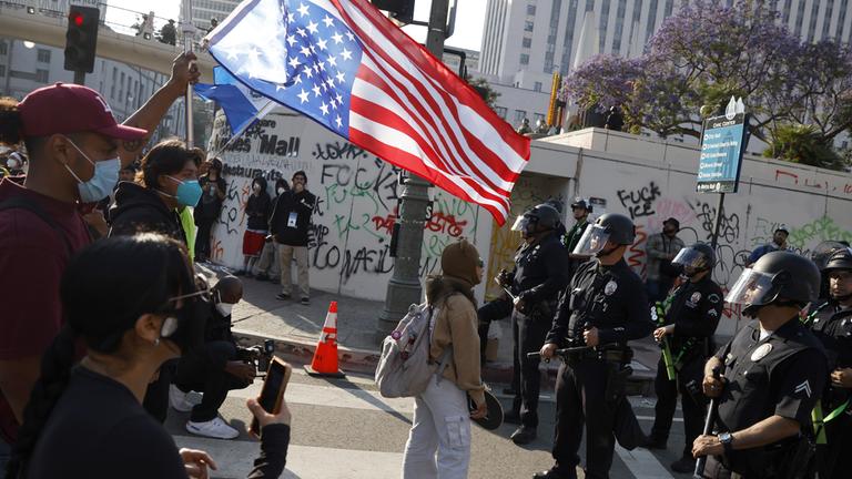 Proteste in Los Angeles 