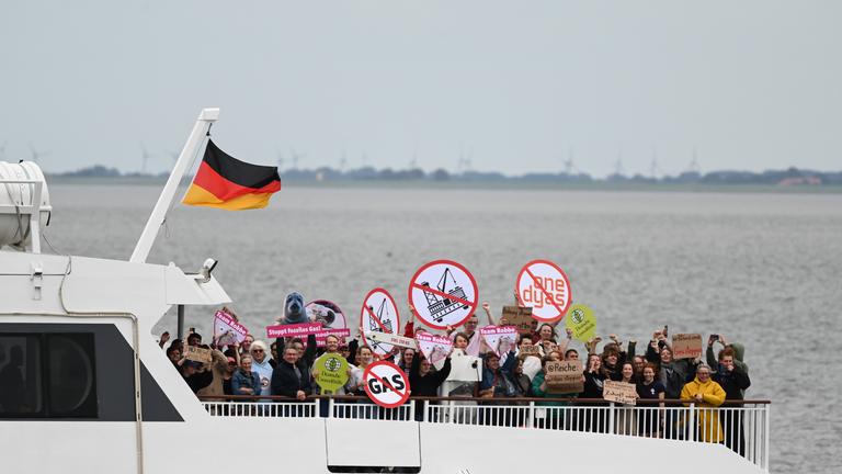 Protestcamp von Fridays for Future auf Borkum