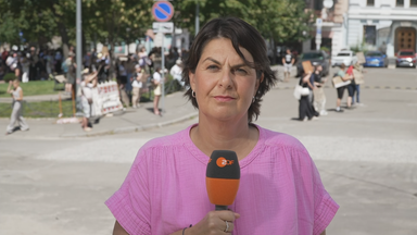 ZDF-Reporterin Anne Brühl aus Kiew zugeschaltet ins Studio