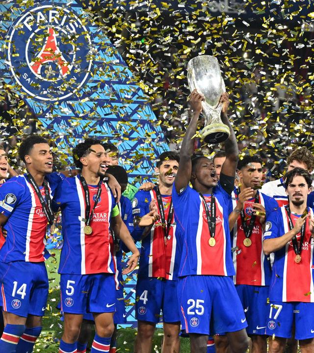 Paris St.-Germain mit Supercup