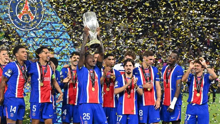 Paris St.-Germain mit Supercup