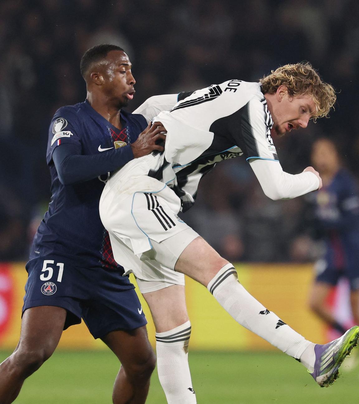 Nick Woltemade von Newcastle in Aktion