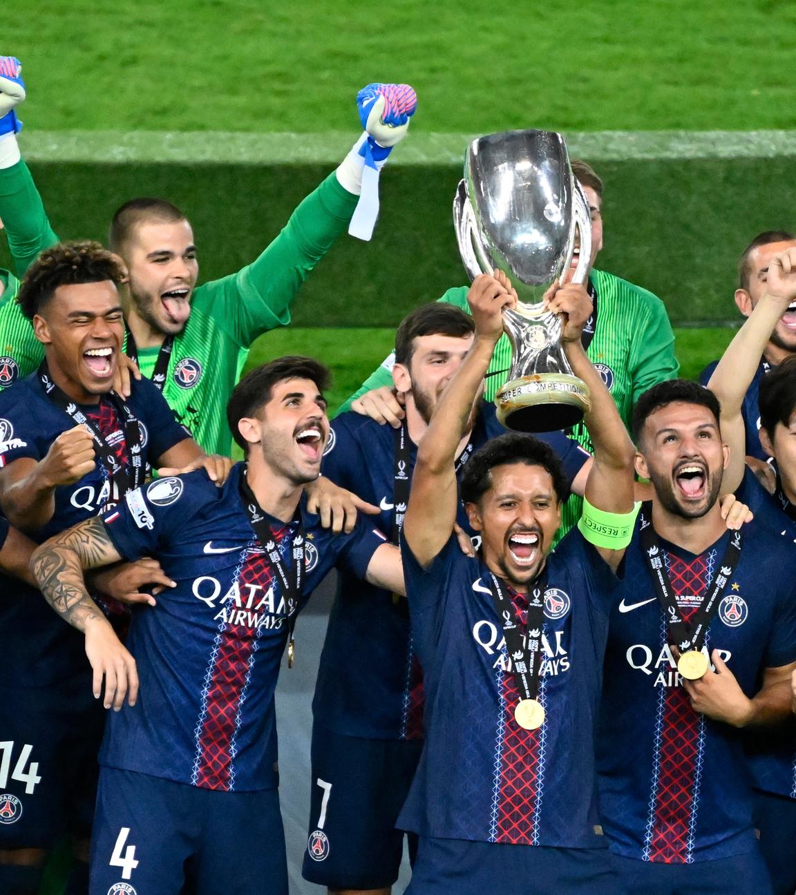 PSG mit dem UEFA Supercup