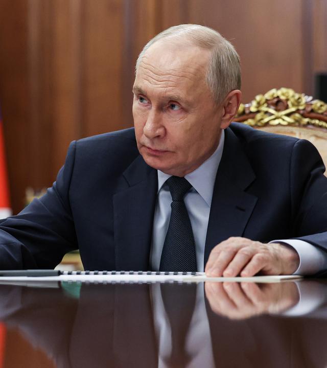 Der russische Präsident Wladimir Putin in Moskau am 07.05.2026.