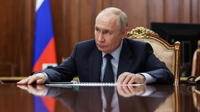 Der russische Präsident Wladimir Putin in Moskau am 07.05.2026.