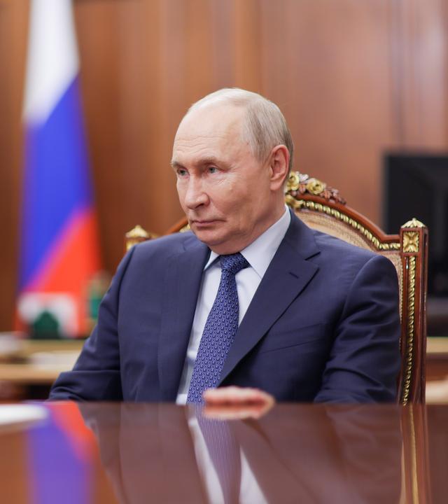 Russlands Präsident Wladimir Putin in Moskau.