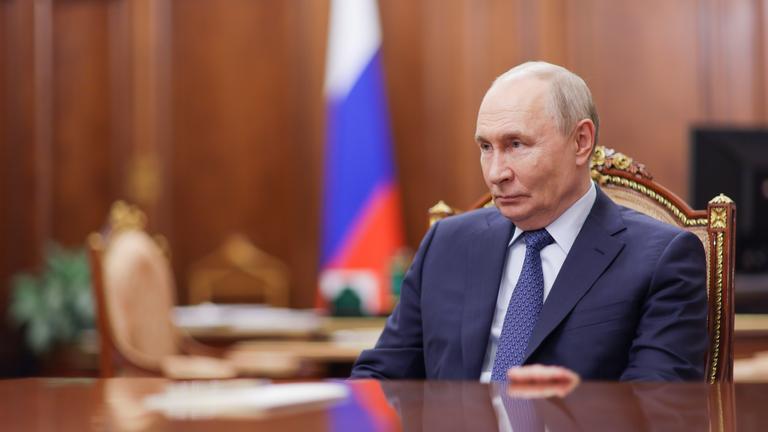 Russlands Präsident Wladimir Putin in Moskau.