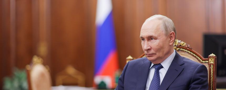 Russlands Präsident Wladimir Putin in Moskau.