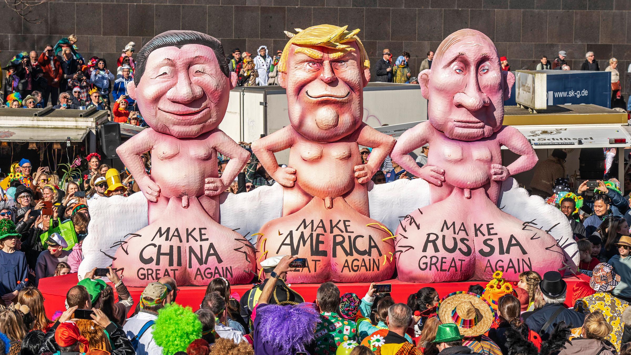 Putin-Motivwagen von Jacques Tilly