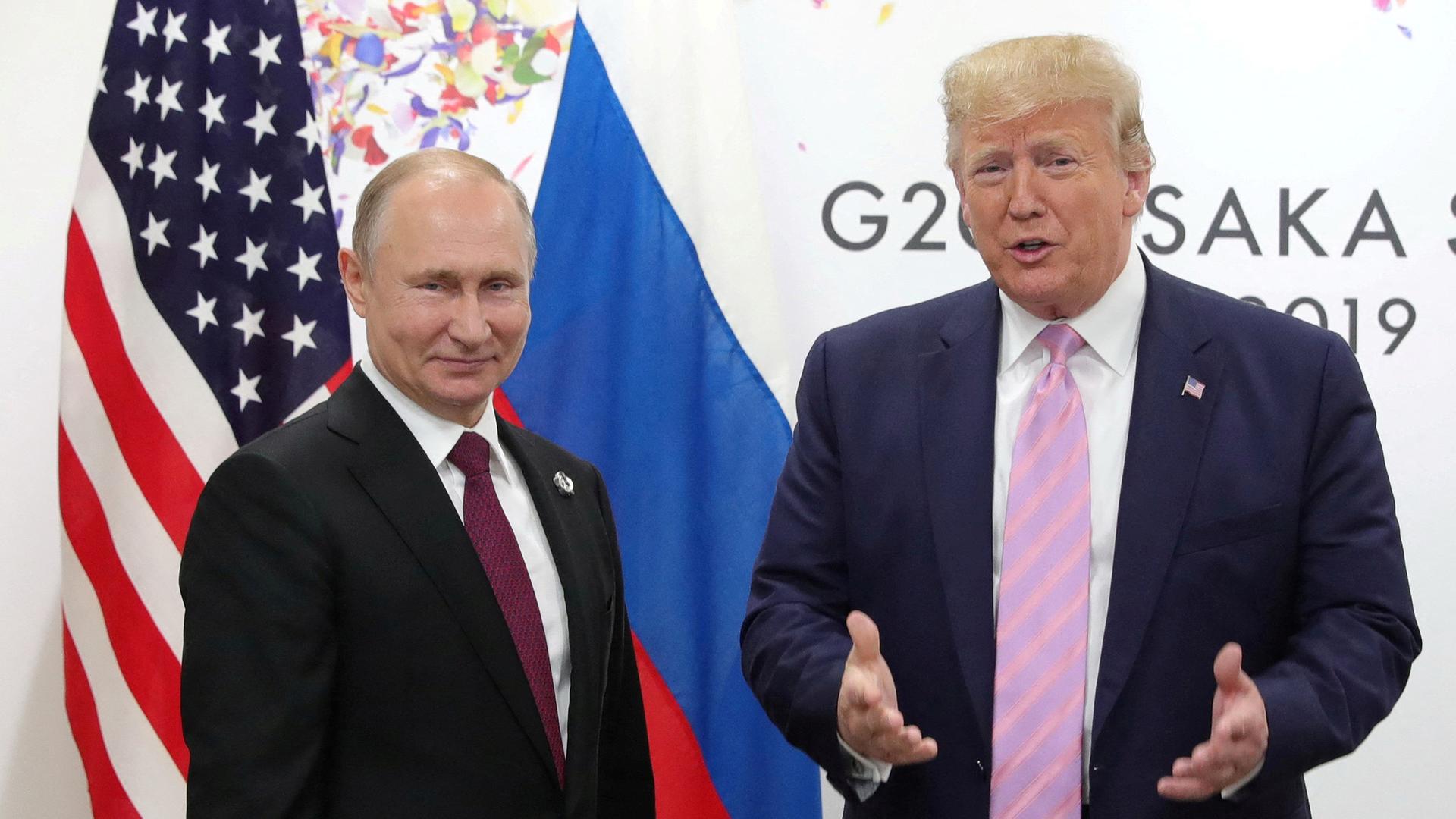 Wladimir Putin und Donald Trump 2019