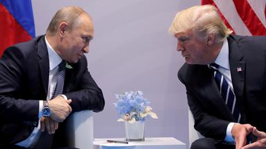 Archiv: Putin und Trump am 07.07.2017 in Hamburg