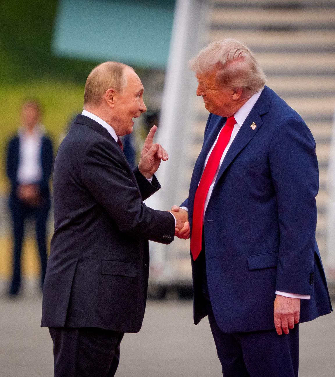U.S. President Trump And Russian President Putin Meet On War In Ukraine At U.S. Air Base In Alaska