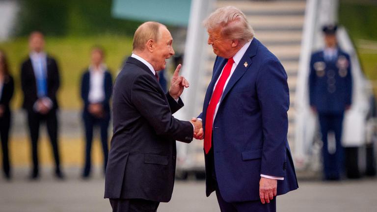 U.S. President Trump And Russian President Putin Meet On War In Ukraine At U.S. Air Base In Alaska