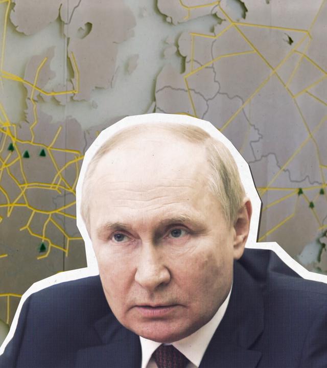 Bildcollage mit Putin