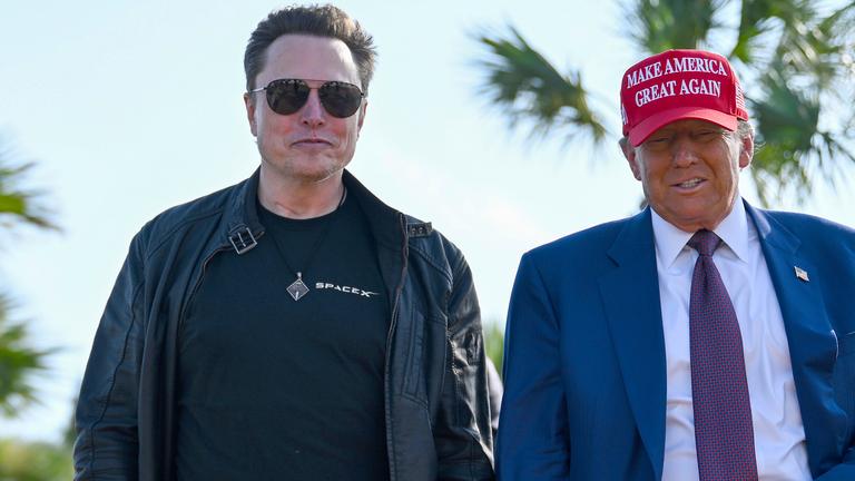  Donald Trump mit Elon Musk 