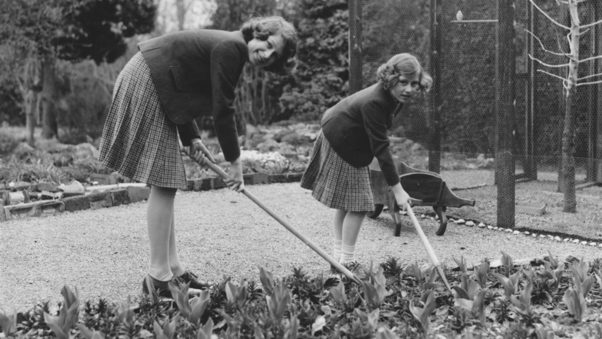 Mit ihrer Schwester Margaret wurde sie für eine Homestory abgelichtet.