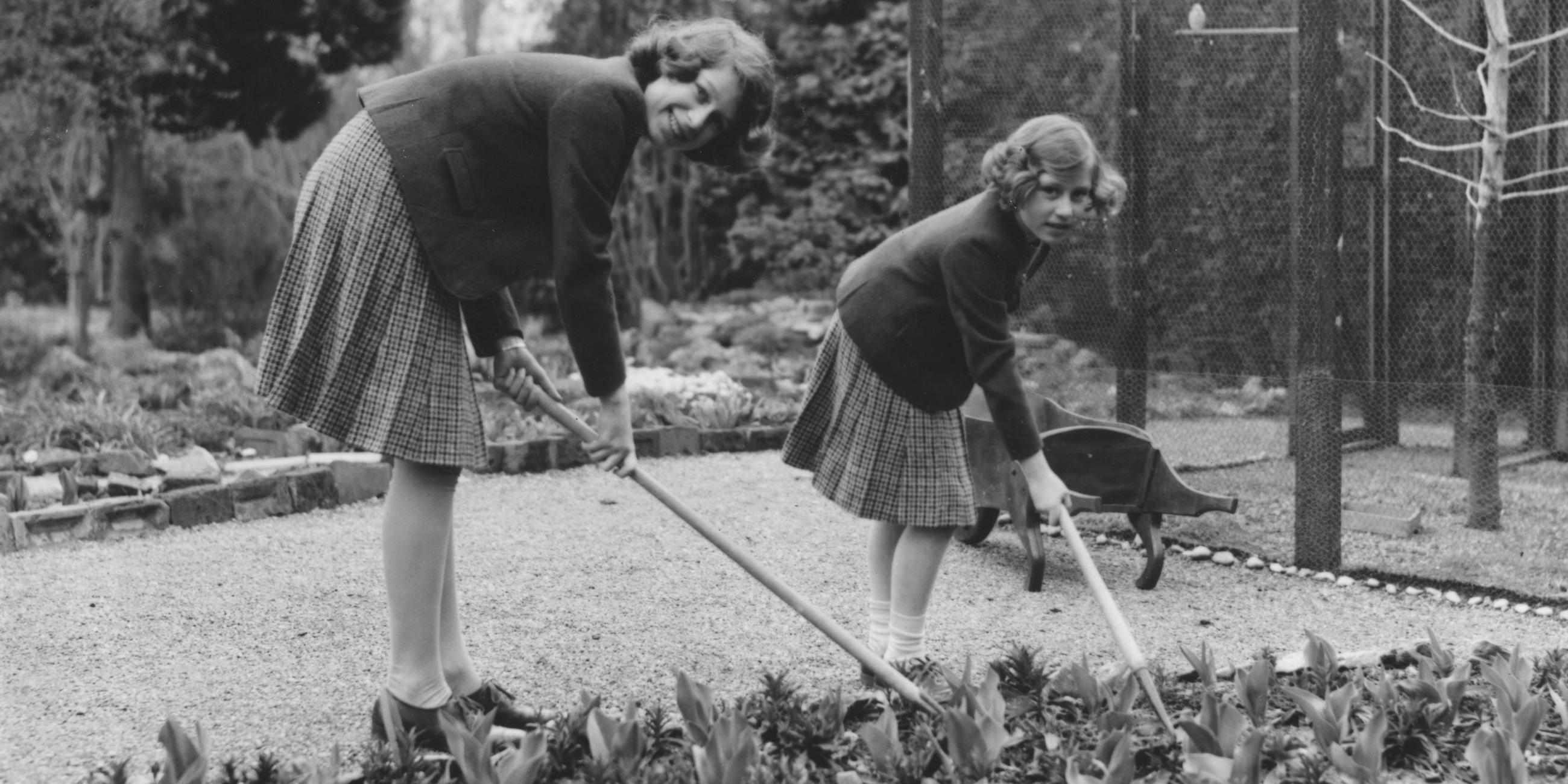 Mit ihrer Schwester Margaret wurde sie für eine Homestory abgelichtet.