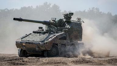 Radhaubitze RCH 155 des Panzerherstellers KNDS