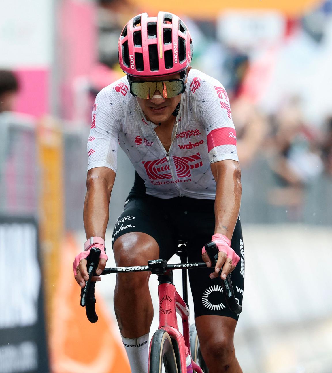 Richard Carapaz in Aktion beim Giro d'Italia.