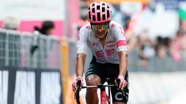 Richard Carapaz in Aktion beim Giro d'Italia.