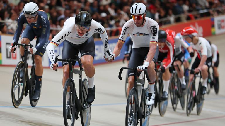 Bahnrad-WM: Moritz Augenstein und Roger Kluge.