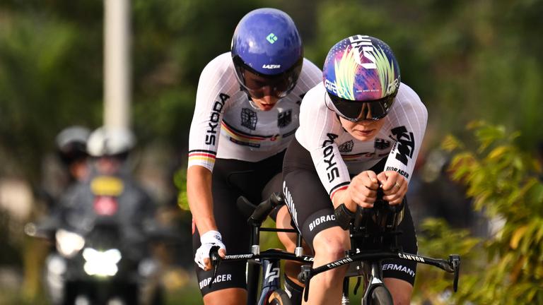 Das deutsche Mixed-Team bei der Radsport-WM in Ruanda.