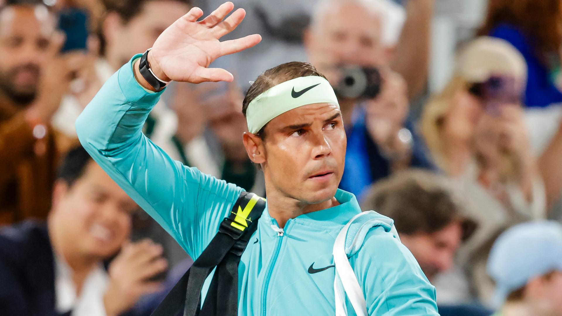 Rafael Nadal am 27.05.2024 in Paris.
