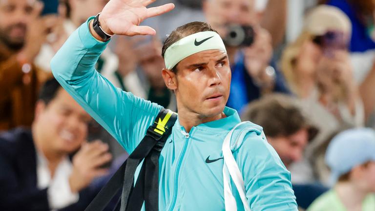 Rafael Nadal am 27.05.2024 in Paris.