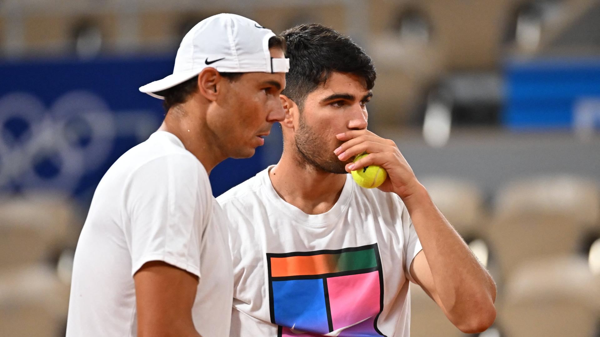 Rafael Nadal und Carlos Alcaraz