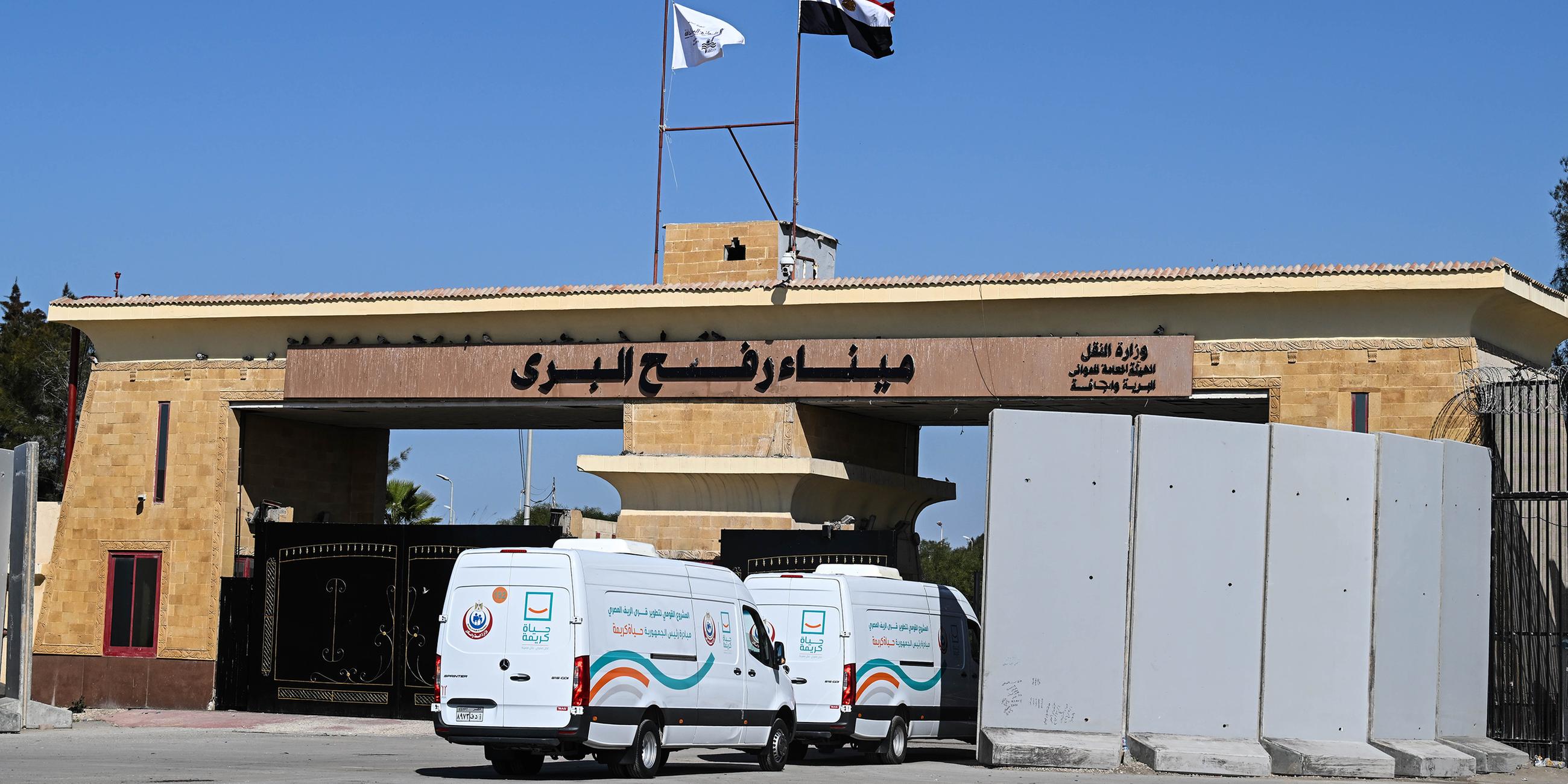 Grenzübergang Rafah zwischen Ägypten und dem Gaza-Streifen
