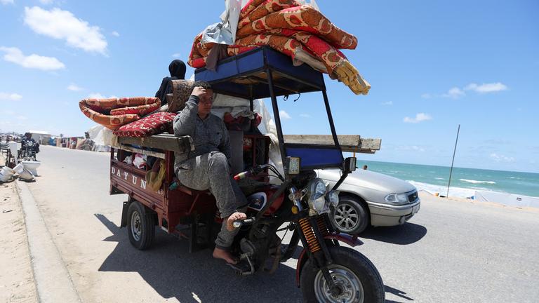 Bewohner von Rafah verlassen die Stadt