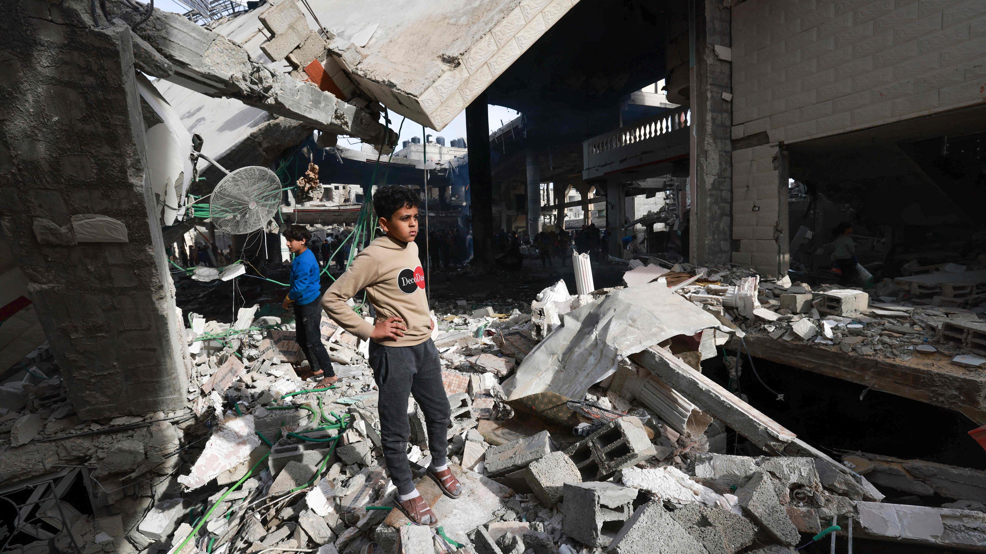 Schwierige Lage in Rafah.
