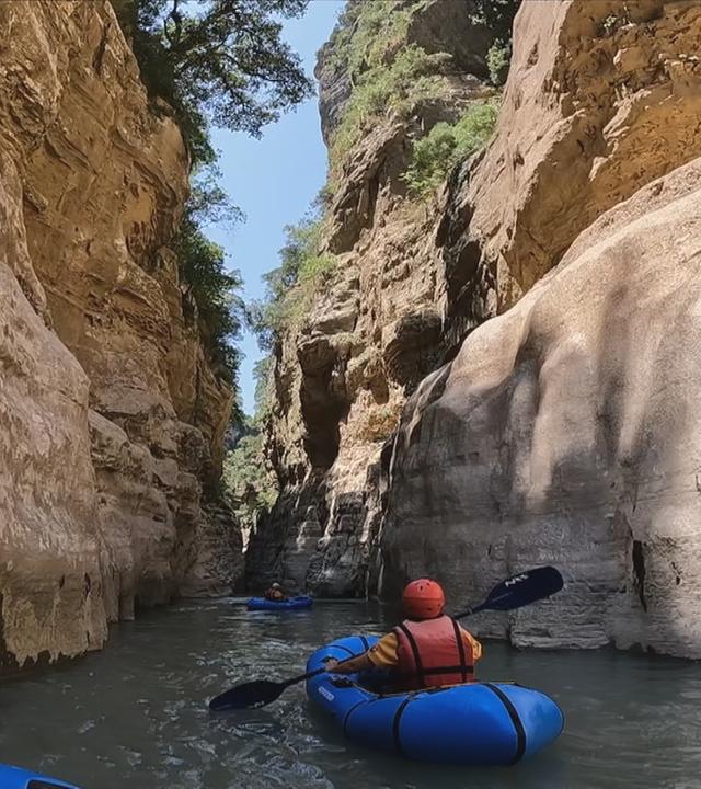 Canyon-Rafting in Albanien