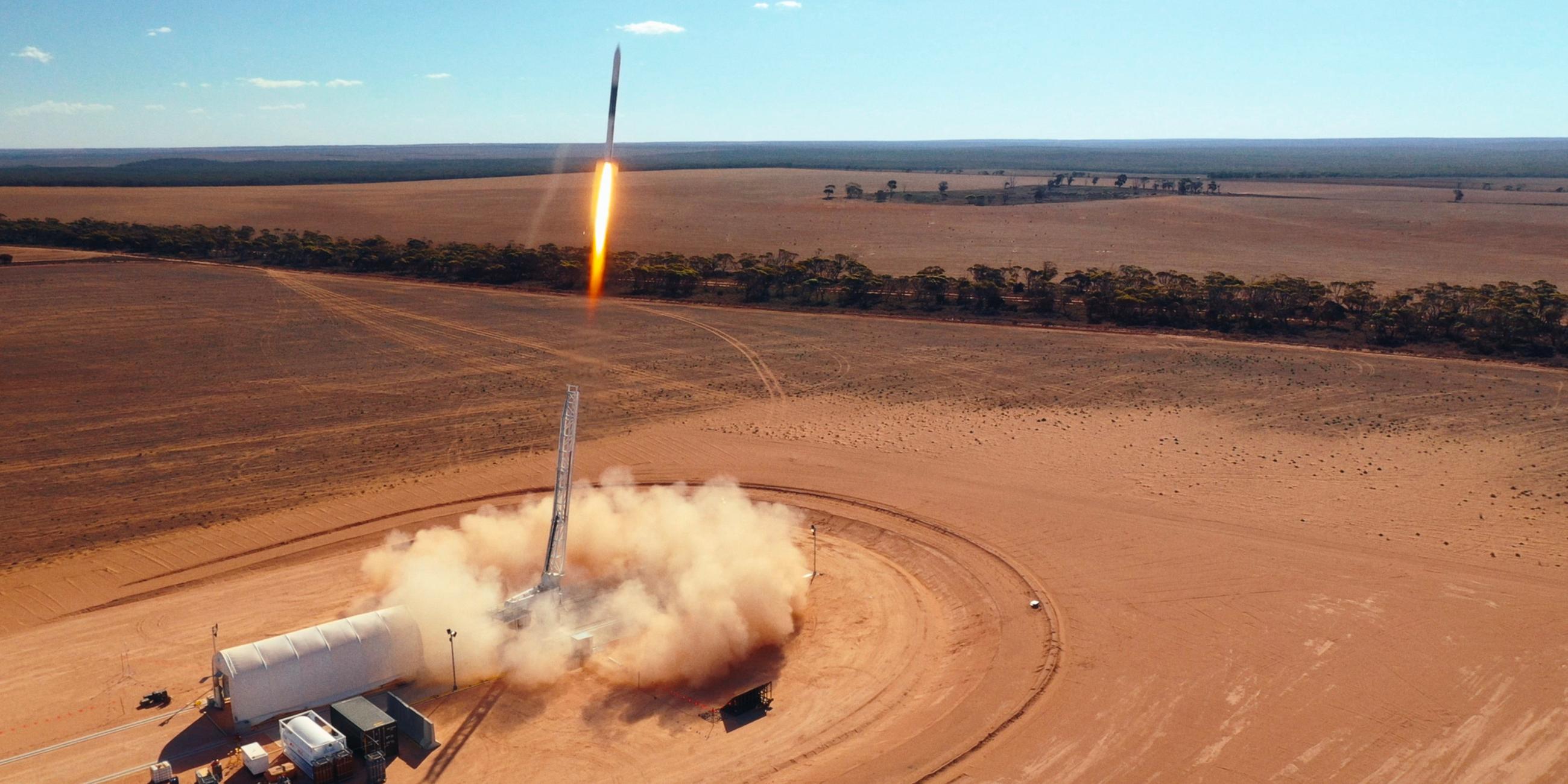 Rakete mit Kerzenwachs