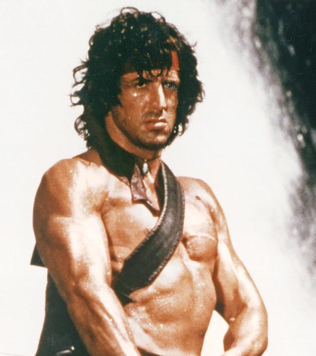 Sylvester Stallone in einer Szene aus "Rambo - First Blood Part II"
