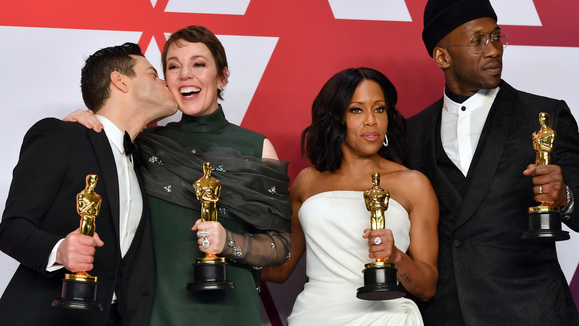 Oscars 2019: Rami Malek, Olivia Coleman, Regina King und Mahershala Ali