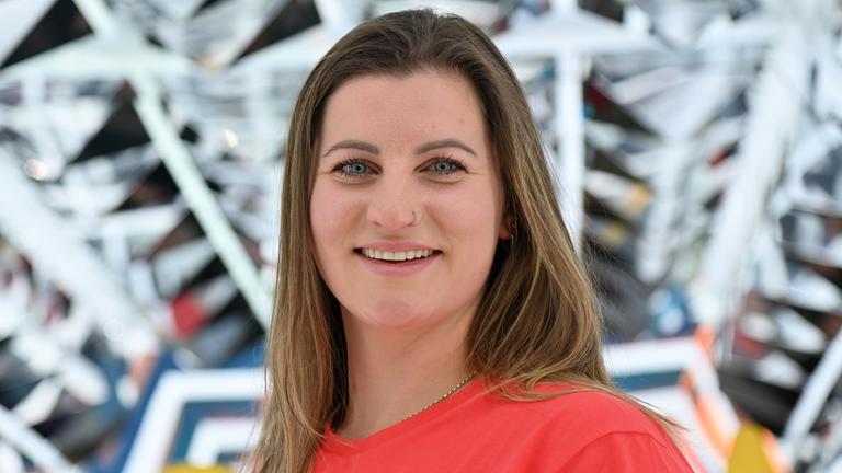 Die Deutsche Snowboardfahrerin Ramona Hofmeister.