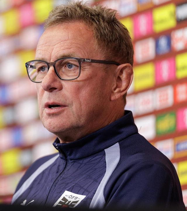 Österreichs Nationaltrainer Ralf Rangnick 