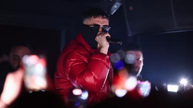 Der Rapper Haftbefehl tritt im La Louve in Gießen auf.