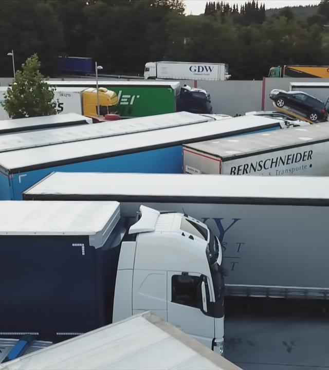 Chaos auf Autobahnraststätten