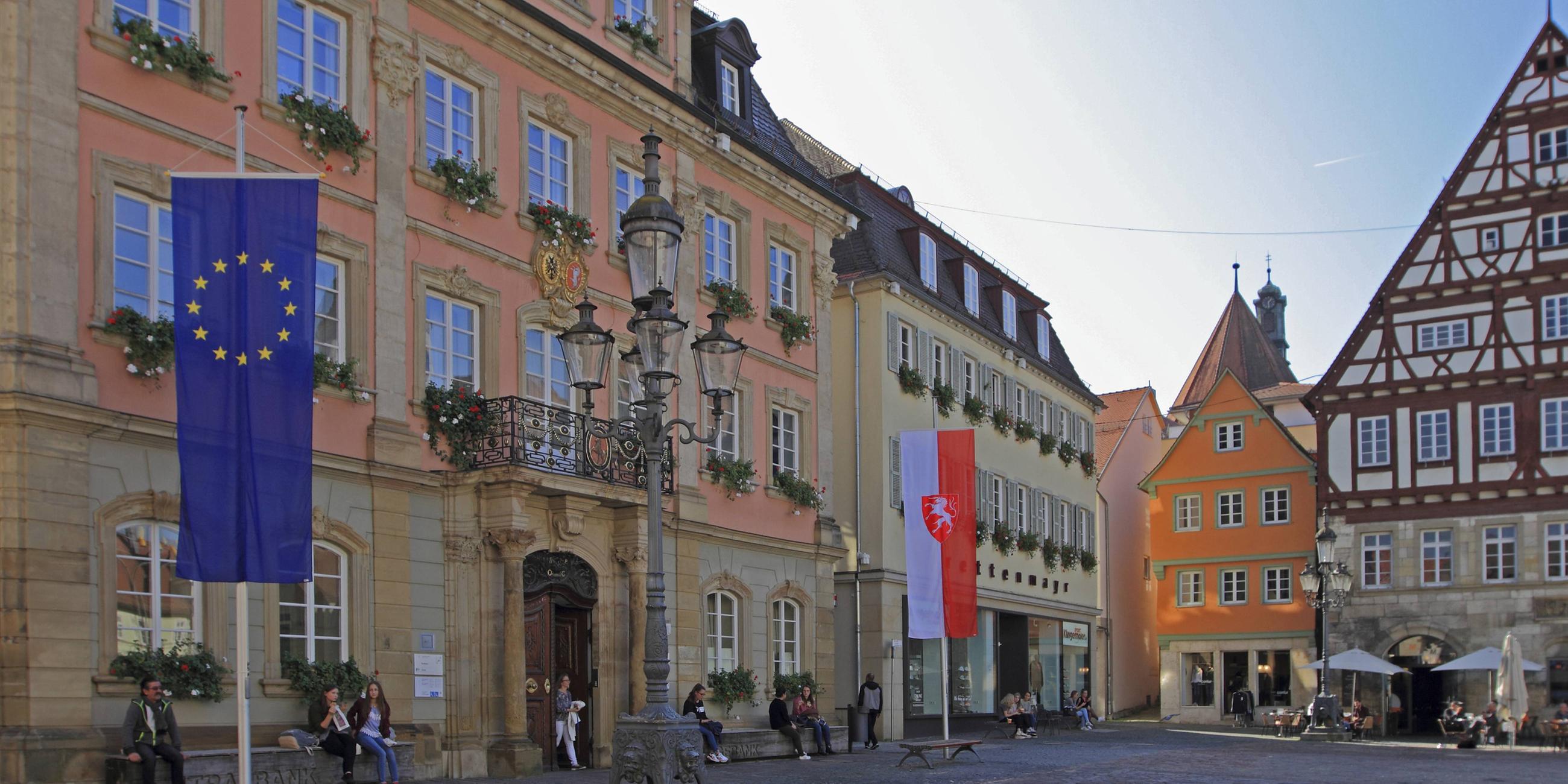 Rathaus und Marktplatz Schwäbisch Gmünd