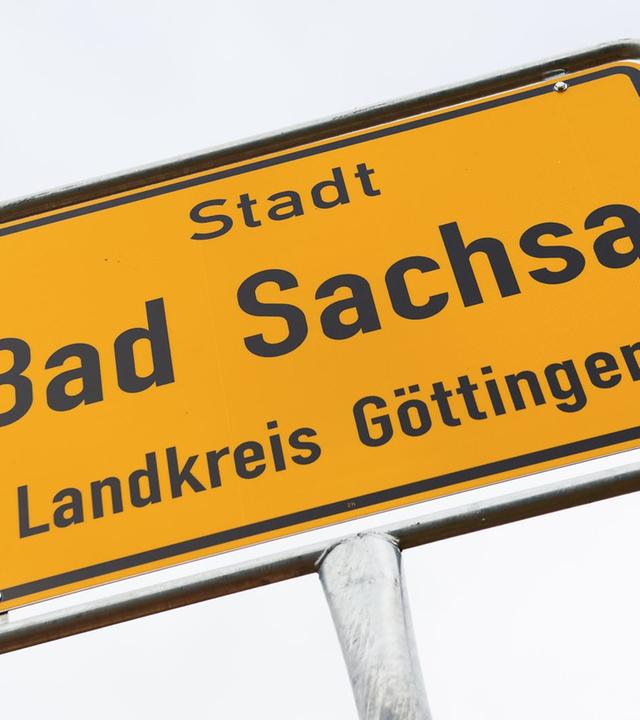 Ortsschild Bad Sachsa, Niedersachsen