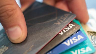 Mehrere VISA-Kreditkarten